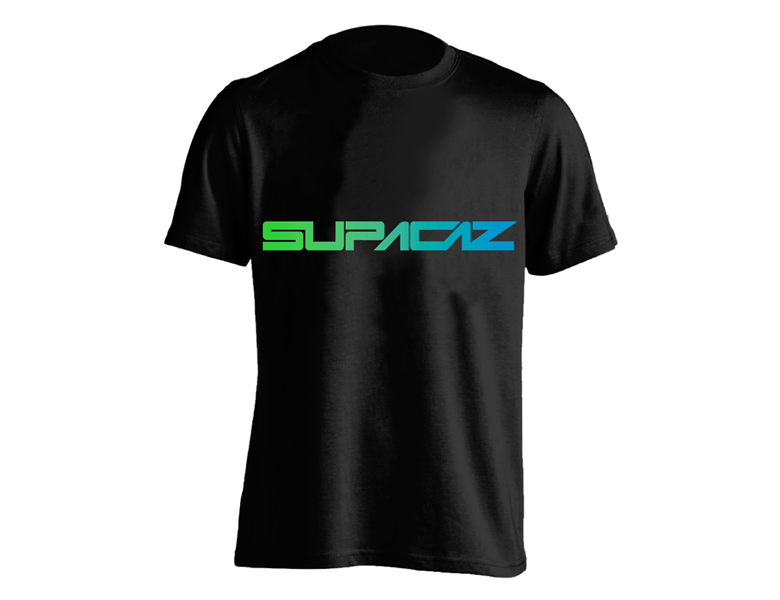 Supacaz Shirt Feder Sort Grøn